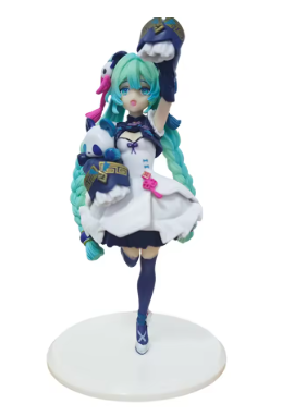 Hatsune Miku Anime Character Figure Lovely Design Japanese Style Cute Girl Miku Handmade PVC Model Ornaments for Miku Fans