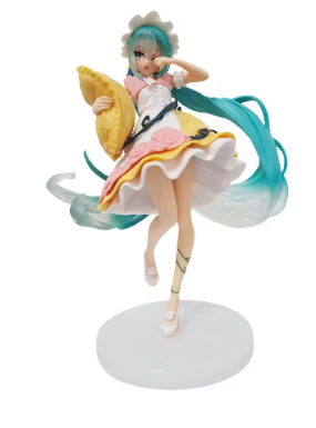 Hatsune Miku Anime Character Figure Lovely Design Japanese Style Cute Girl Miku Handmade PVC Model Ornaments for Miku Fans
