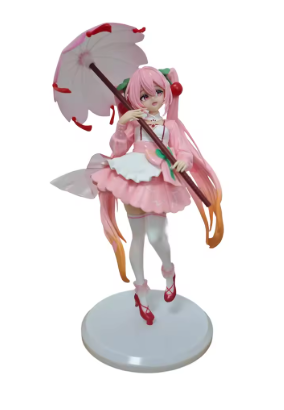 Hatsune Miku Anime Character Figure Lovely Design Japanese Style Cute Girl Miku Handmade PVC Model Ornaments for Miku Fans