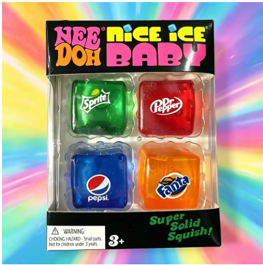 New Bilnd Box Squishy Needoh Nice Cube Schylling Sensory Stress Reliever Fidget Toy Anxiety Focus Sensory Cube Adults Kid Gift