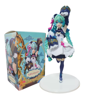 Hatsune Miku Anime Character Figure Lovely Design Japanese Style Cute Girl Miku Handmade PVC Model Ornaments for Miku Fans