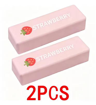 1-5PCS Soft Butter Squishy Toy Stretchy Squishy TPR Stress Relief Fidget Toy Strawberry Butter Bar Decompression Gift