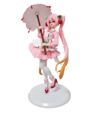 Hatsune Miku Anime Character Figure Lovely Design Japanese Style Cute Girl Miku Handmade PVC Model Ornaments for Miku Fans